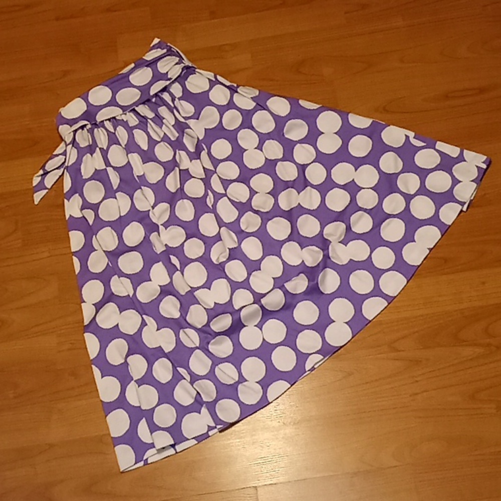 Vintage Prophecy Petites Polka Dot A-Line Shirt Size 8